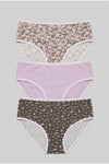 Pack of 3 Colored Brief Panties