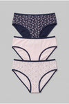Pack of 3 Colored Brief Panties