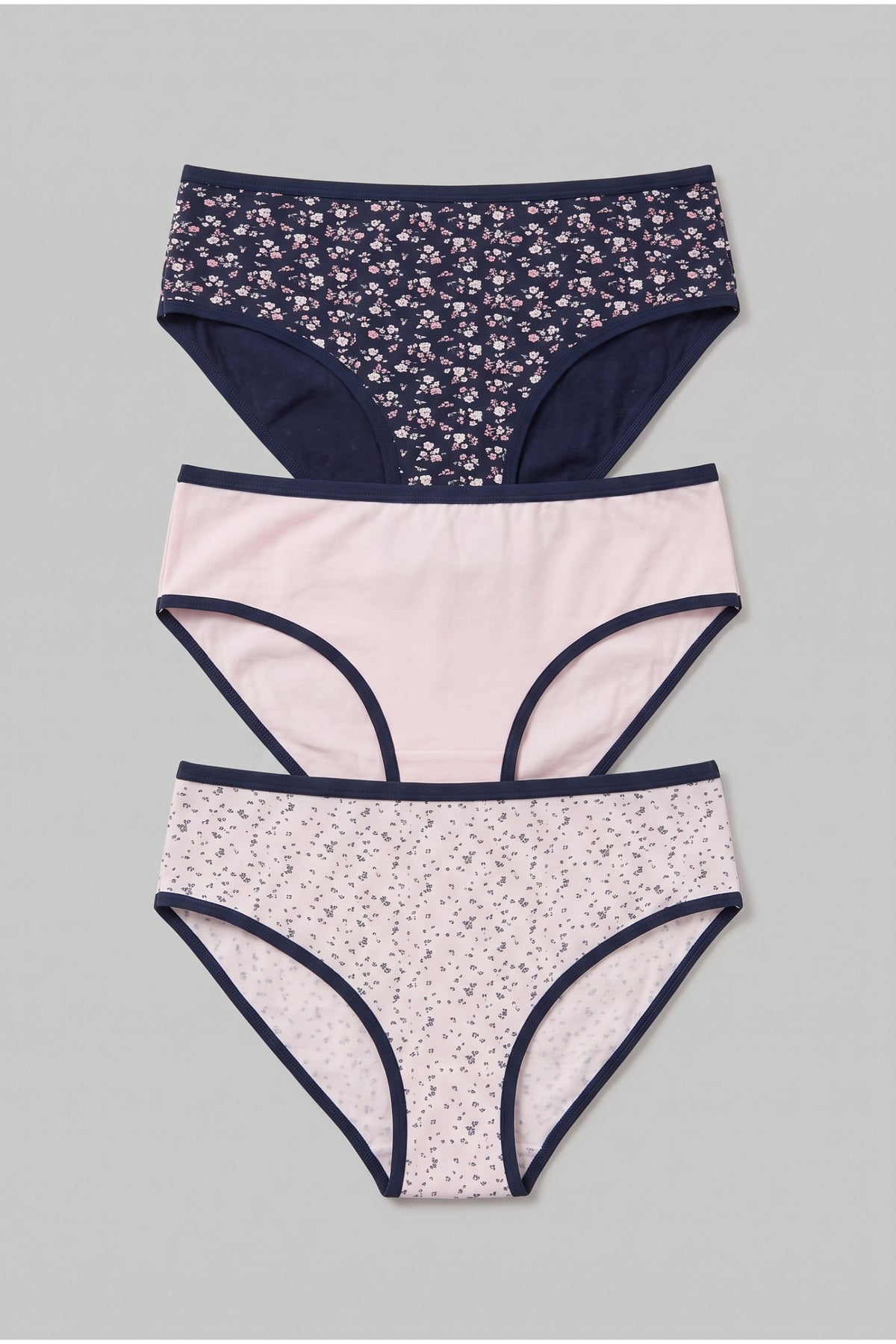 Pack of 3 Colored Brief Panties