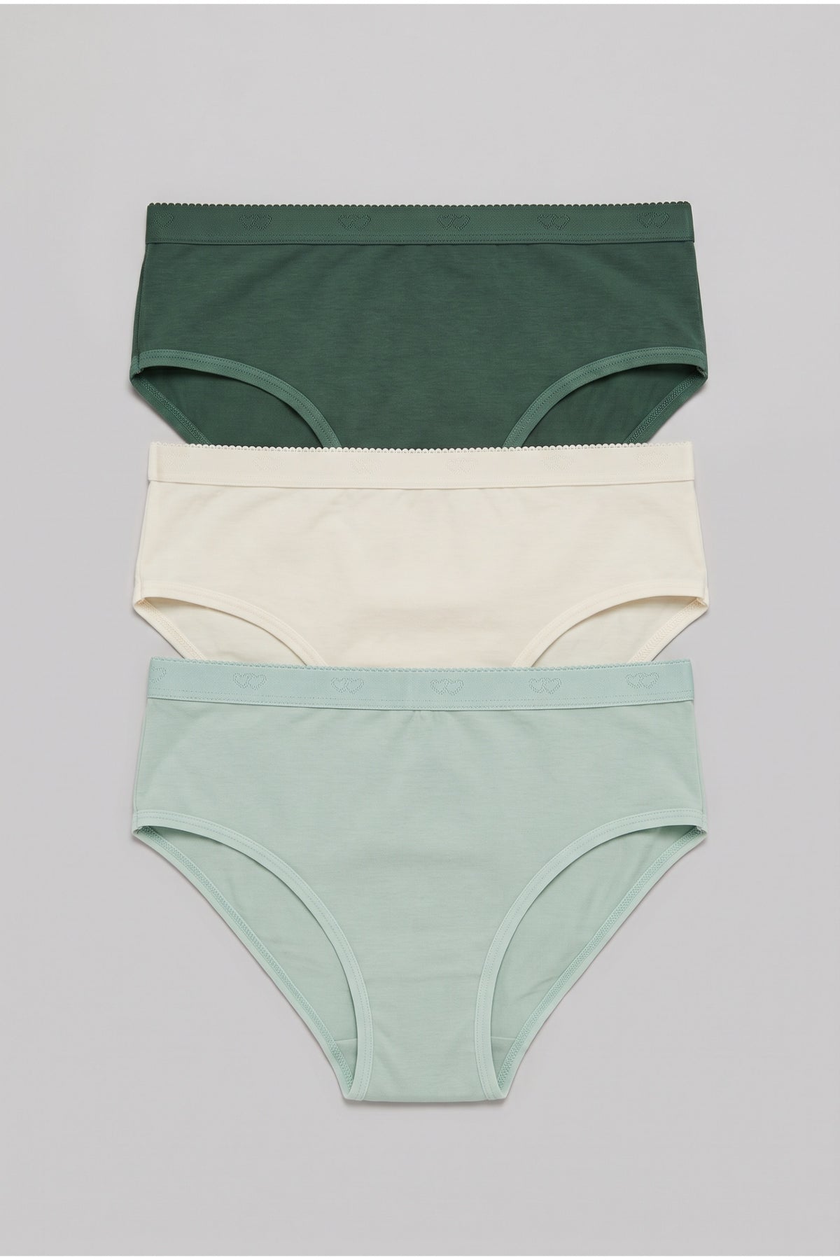 Pack of 3 Colored Brief Panties