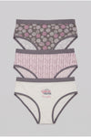 Pack of 3 Colored Brief Panties