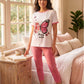 Butterfly Print Pyjama Set