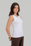 Round Neck Sleeveless Top